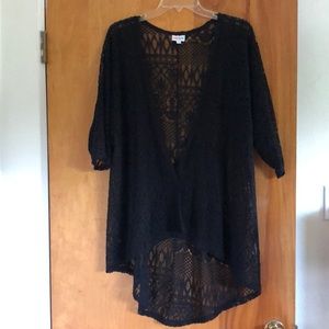 Lularoe black lace Lindsay